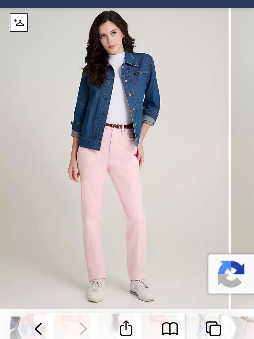 Wrangler x Stranger Things Nancy Pink Jeans
